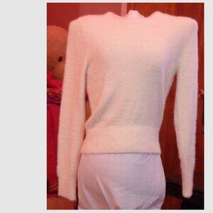 Old Navy Eyelash sweater, white